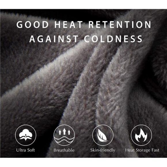 Boy's Waterproof Ski Jacket Fleece Winter Outdoor Snow Coat Hooded Raincoats - Picture 6 of 8